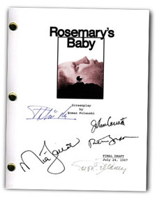 rosemary's baby signed script