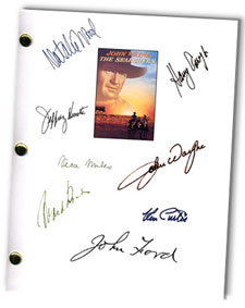 the searchers 1956  signed script