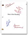 signed burn after reading script